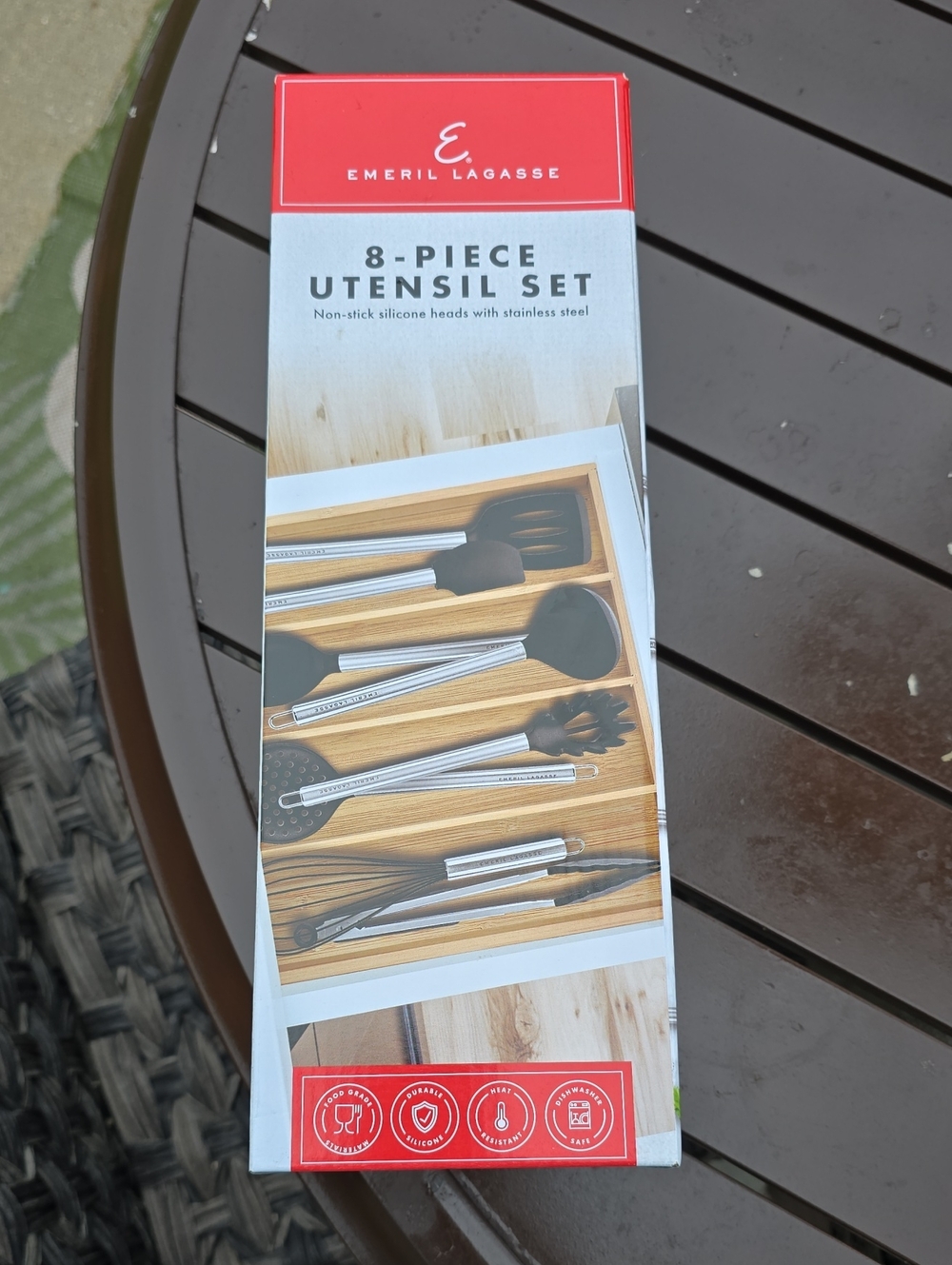 8-Piece Silicone Utensil Set - Black
